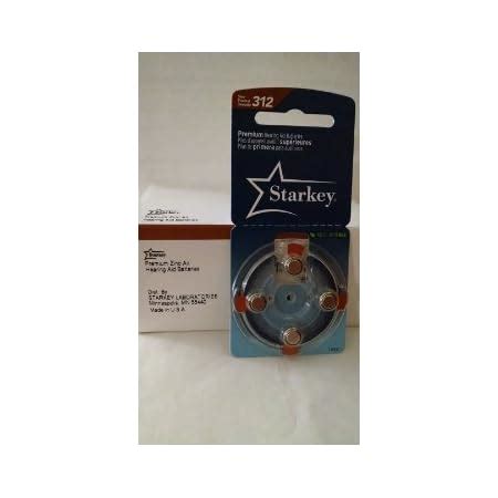 Amazon Starkey Size Premium Hearing Aid Batteries Pack