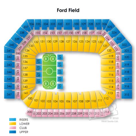 Ford field location map