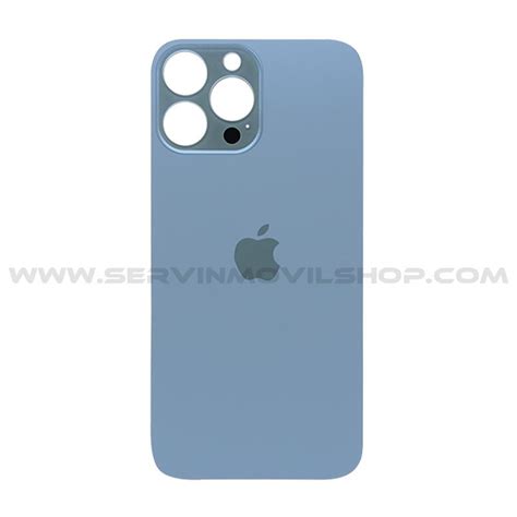 Tapa Trasera IPhone 13 PRO MAX AZUL BIG HOLE Servinmovilshop