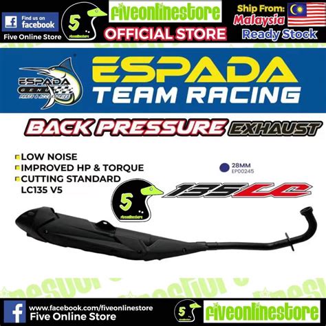 Espada Back Pressure Mm Racing Exhaust Pipe Y Zr Y Rs Rsx