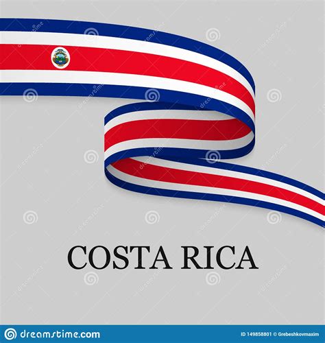 Fita Ou Bandeira De Ondula O Bandeira Ilustra O Stock