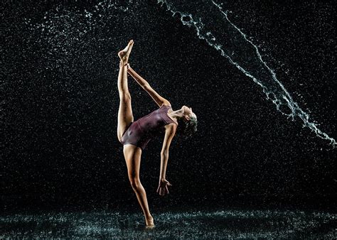 Stevenson High School Dance Team in the Rain — Ron McKinney Photography