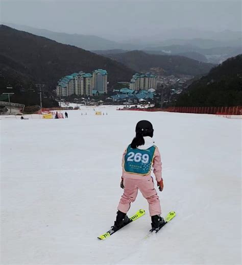 스키장 비 올 때 곤지암리조트 스키스쿨 내돈내산 초등 3학년 후기 사설 And 공식 강습 비교 네이버 블로그