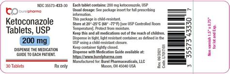 Ketoconazole Tablets: Package Insert - Drugs.com