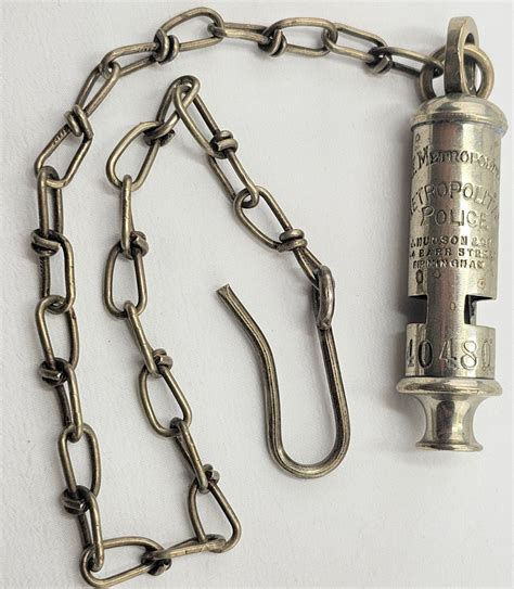 Metropolitan Police Whistle Time Militaria