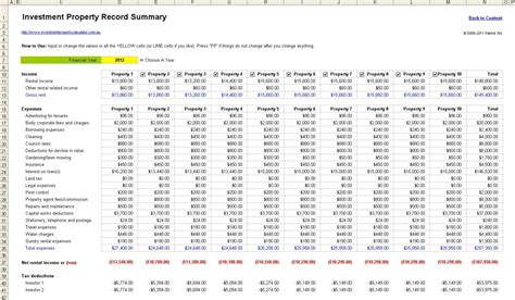 Free Rental Property Management Spreadsheet Template