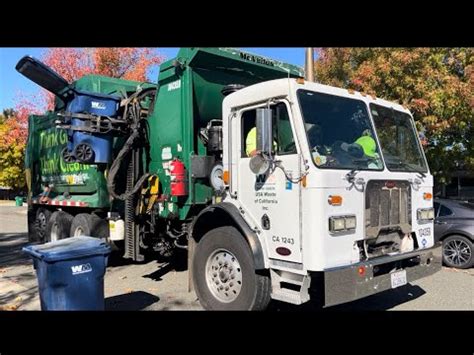 Waste Management Peterbilt Mcneilus Zr On Recycle Youtube