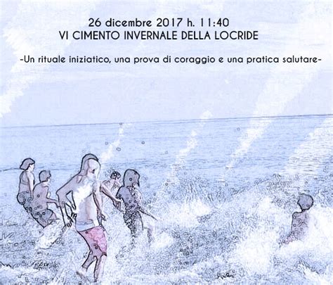 Al Via Il Vi Cimento Invernale Della Locride