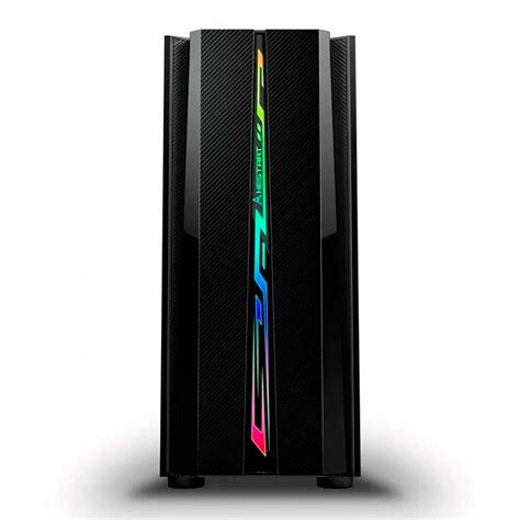 Gabinete BlueCase BG 027 RGB Lateral Acrilico Preto BG027GCASE PATOLOCO