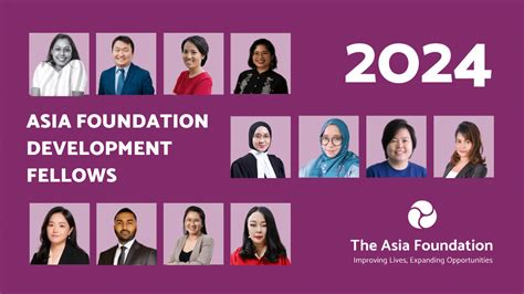 The Asia Foundation Announces 2024 Development Fellows The Asia