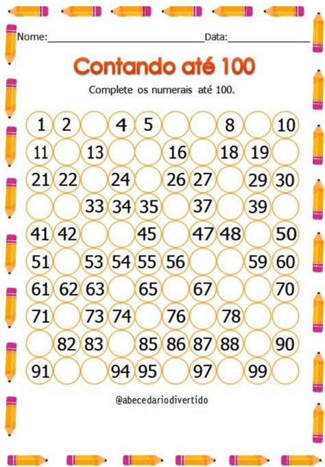 Atividades Com Números Até 1000 Para Imprimir - Numerais Ate 1000 Para Imprimir