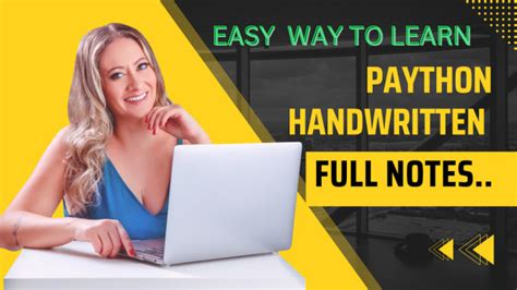 Comprehensive Python Handwritten Notes For Beginners By Priyanshi878 Fiverr