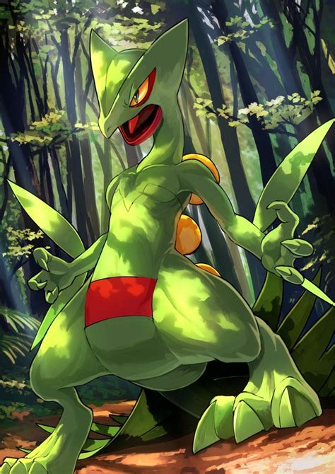 Pin By Greninja Darkness On Treecko Y Sceptile Pokemon Art Cool