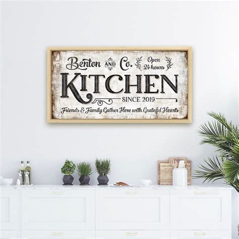 Kitchen Signs Personalized Custom Kitchen Sign Etsy