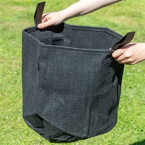 Sac De Plantation Pour Plantes En Feutre Textile Noir Panier De