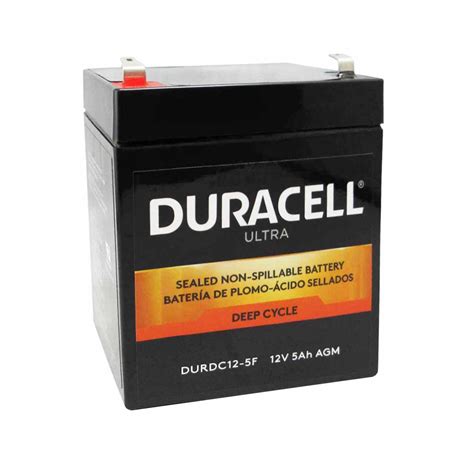 Duracell 12v 35ah Agm Deep Cycle Battery Durdc12 35j J Terminals