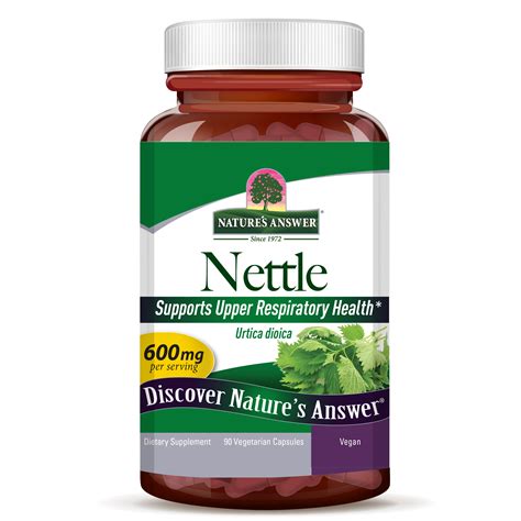 Nettle Leaf Each Serving Offers 600mg Of Nettle Leaf