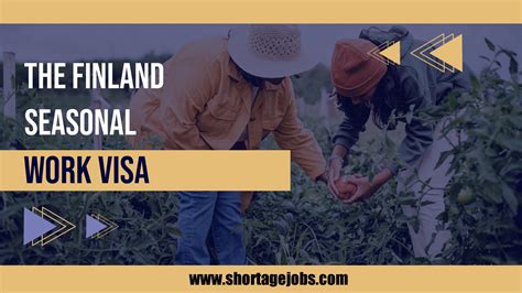 The Finland Seasonal Work Visa Shortage Jobs