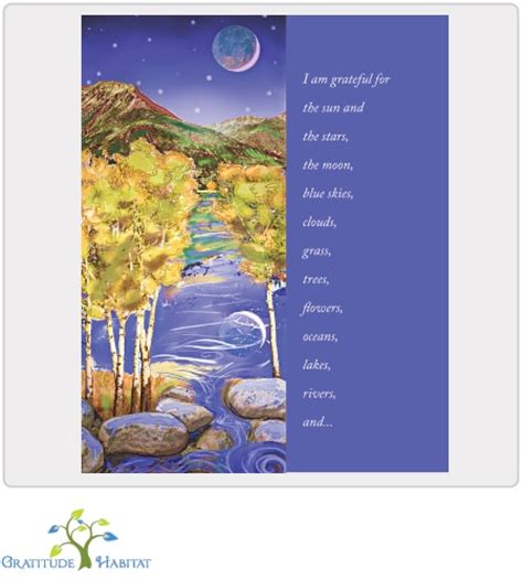 Appreciate Nature Print – Gratitude Habitat