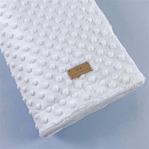 Cobertor Microfibra Plush Duplo Branco para Bebê Laleblu