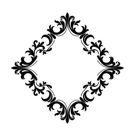 decorative rectangle frame  corner vector illustration