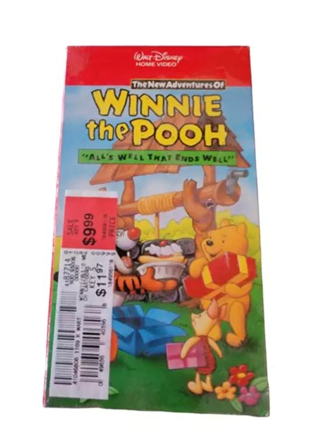 DISNEY NEW ADVENTURES Of Winnie The Pooh VHS All Well That Ends V 6