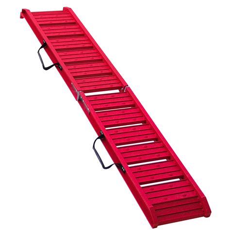 Truck Ramp FACHNUO Tool FACHNUO 9ft 17.7" W Arched Foldable Aluminum