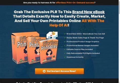 (PLR) Effortless Printables - Plr&Plr Best Ultimate PLR (Private Label ...