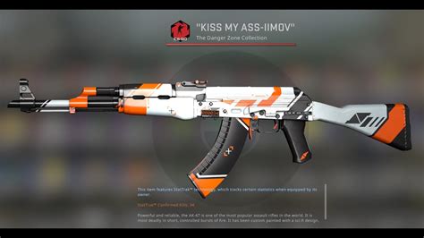 CS GO StatTrak AK 47 Asiimov Minimal Wear 0 08 YouTube