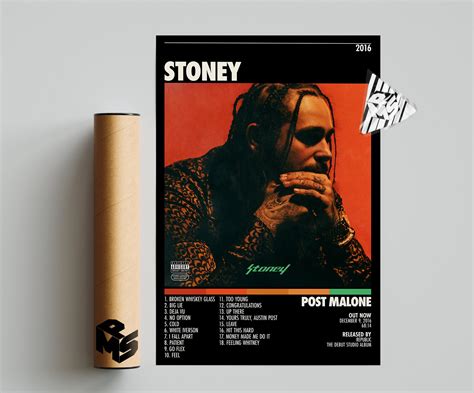 Post Malone Poster Stoney Poster Post Malone Stoney - Etsy