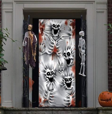 Haunt Your Neighbors With These 3d Halloween Door Decorations