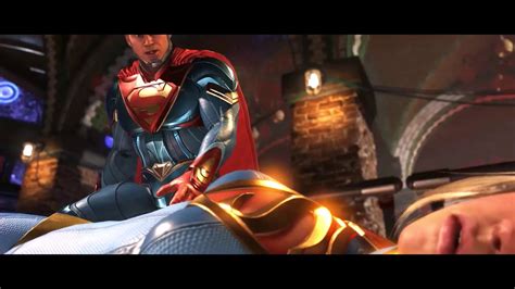 Injustice Superman Vs Supergirl Cutscene Youtube