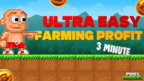 New Farming Profit K Lazy Profit Pixel Worlds Youtube