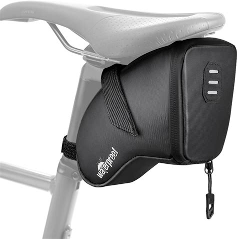 Wotow Bike Saddle Bag Waterproof Bicycle Seat Bag With Water Bottle Pouch Bike Pack Tool