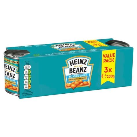 Heinz Beanz No Sugar Added 3 Pack 200 G Storefront En