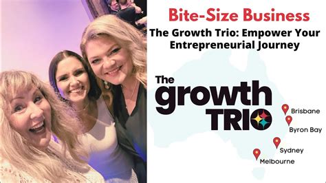 The Growth Trio Empower Your Entrepreneurial Journey Youtube