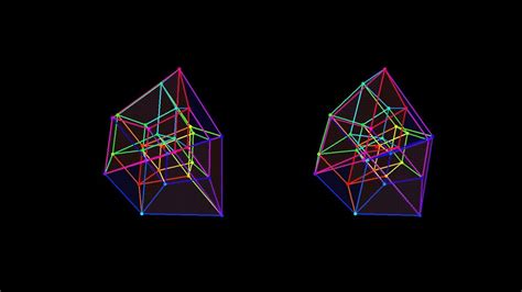 exploring   penteract  stereoscopic visualization rotating