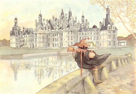 Philippe Legendre Kvater Le Musicien De Chambord Aquarelle Et Carte