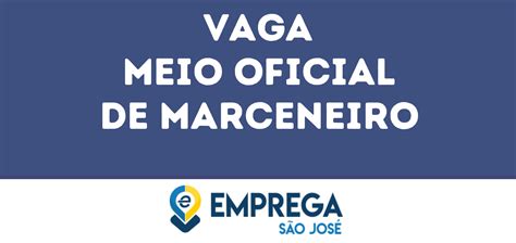 Meio Oficial De Marceneiro Jacarei Sp Emprega S O Jos Vagas De