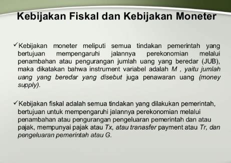 Kebijakan Moneter Dalam Mengatasi Inflasi