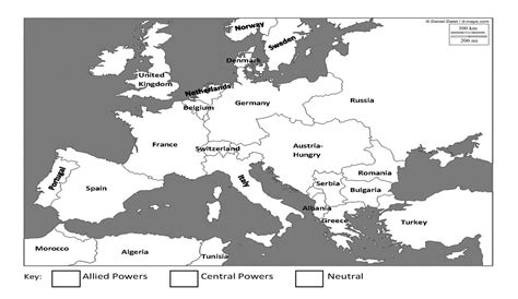 WWI Map - Amped Up Learning