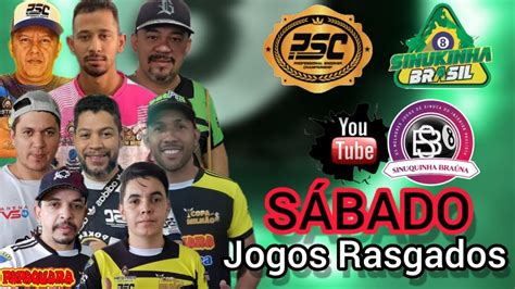 Sabadão de Jogos Rasgados Sinukinha Brasil em Sorocaba SP SINUCA AO