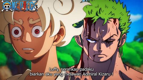 Amazing Review One Piece Luffy Terkejut Admiral Kizaru