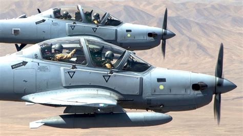 Embraer A 29 Super Tucano Aircraft In Action Afghanistan 2016 Youtube