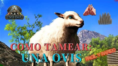 Como Tamear Una Ovis Facil Y Rapido Ark Youtube