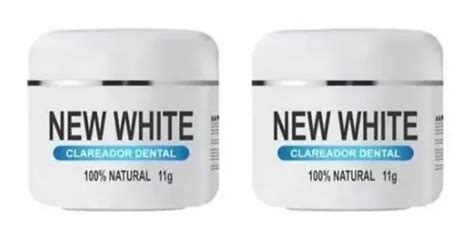 New White Potes Clareador Dental Natural G Mercadolivre