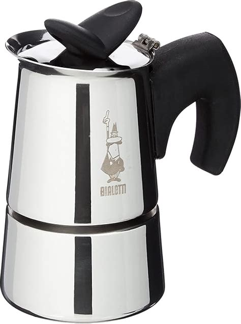 Bialetti Musa Induction Stainless Steel Stovetop Espresso Coffee