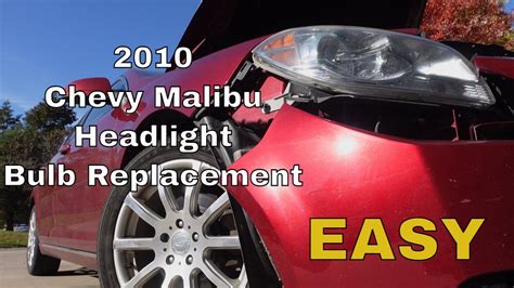 Chevy Malibu Headlight Bulb Replacement Youtube