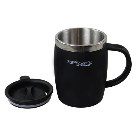 Thermos 450ml Black ThermoCafe Mug