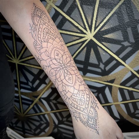 elbow tattoo mandala 1